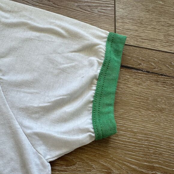 Vintage Boston Celtics Shirt Mens M Danny Ainge Ringer 80s NBA Basketball - Picture 5 of 11